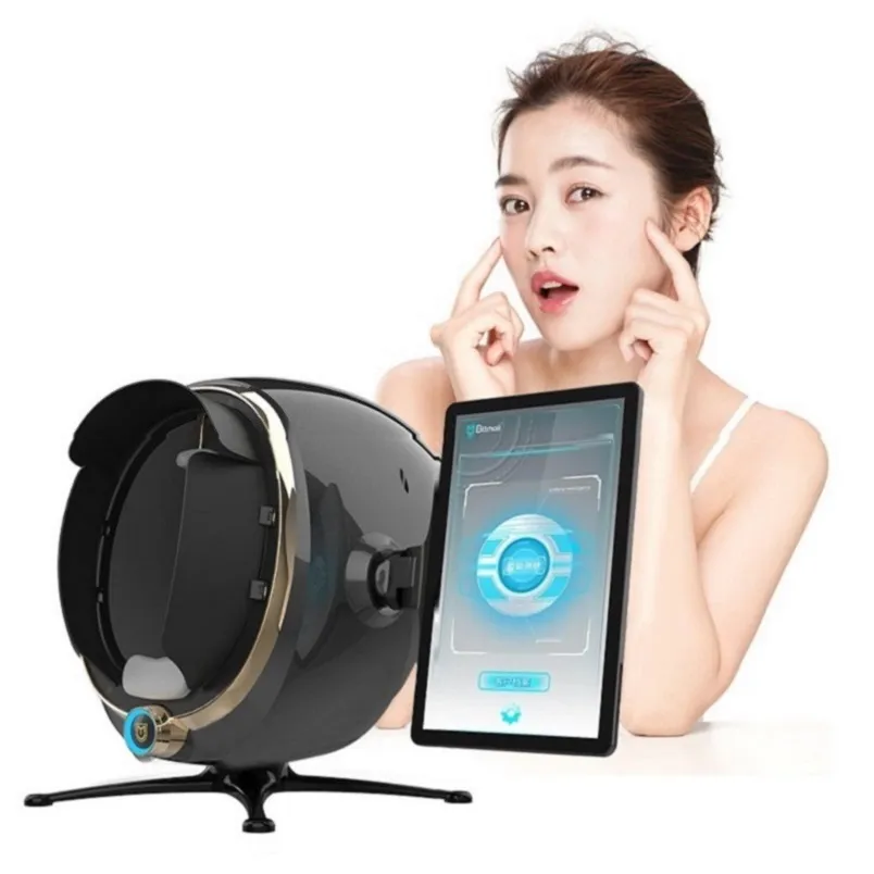 hotest professional portable magic mirror 3d skin analyzer automatic skin diagnosis face scanner camera skin analyzer machine
