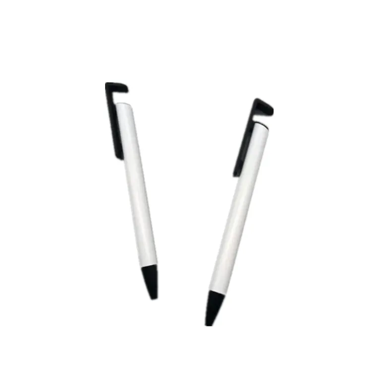 Blank white Sublimation Pens Heat Transfer Pen Sublimated Coat Aluminum Tube Body Full Printing Ballpoint Pen DIY Office School Stationery study SuppliesZC1198