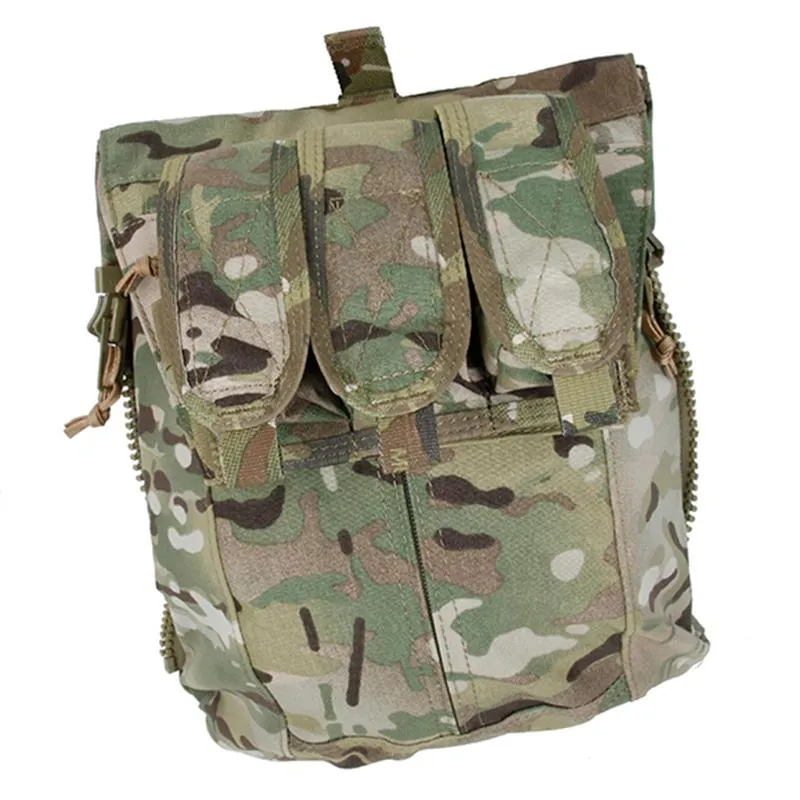 Dagpaket USA Multicam Camouflage Avs JPC2.0 Tactical Vest Zipper Bag Cag matchning med bakplatta