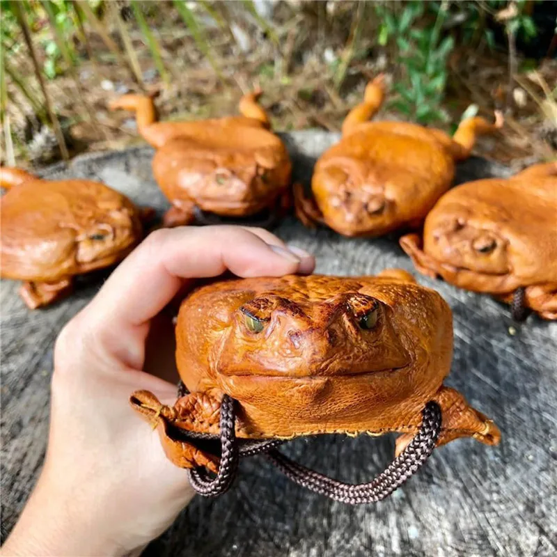 Сахарный тростник Toads Полный кошелек для тела Творческий юмор Тростник Полный кошелек для тела Украшения Хранение Подарки Детям Подарок на Хэллоуин