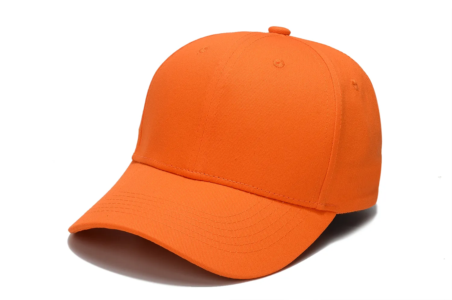 High Quality Wholesale Peak Non Adjustable Baseball Cap For Men And