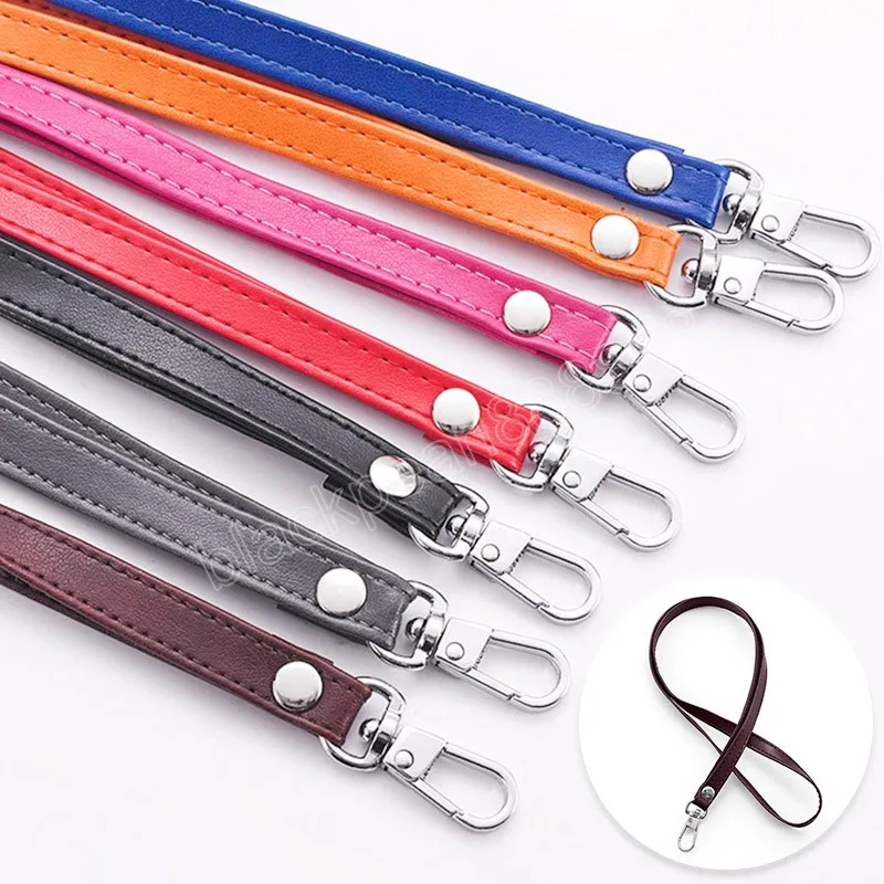 Mobile Phone Lanyard Hanging Rope Neck Leather Pendant for Eyewears Credit Card Holder Neck Strap Keychain