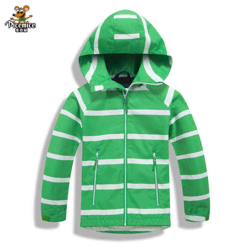 2021 Children Boys Jacket 3-12T Winter Autumn Outerwear Jackets Kids Polar Fleece Windproof Waterproof Windbreaker Hooded J220718