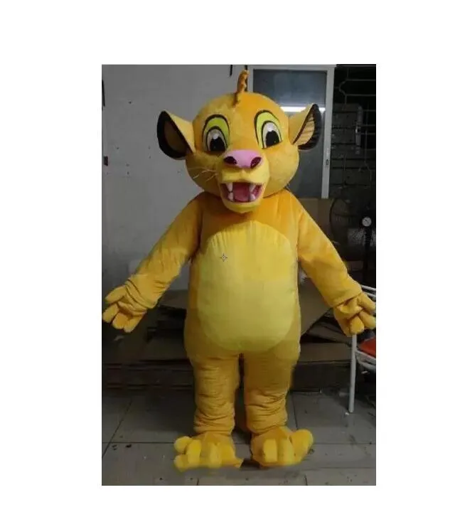 2022 Лев король King Simba Costume костюм талисмана пользовательских модных костюмов аниме комплекты Mascotte тема фантазии платье карнавал костюм