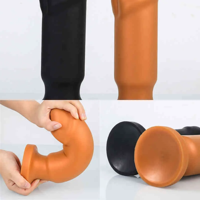Nxy Anal Toys Riesiger Plug Butt Erotikprodukt Silikon s Big Dildo Vaginal Expander Bdsm Sex Männer Frauen 220506