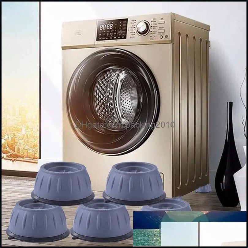 4PCS Washing Machine Fixed Rubber Feet Anti Vibration Feet Pads Washing Machine Feet Fixed Pads Washing Wasmachine Dempers Home