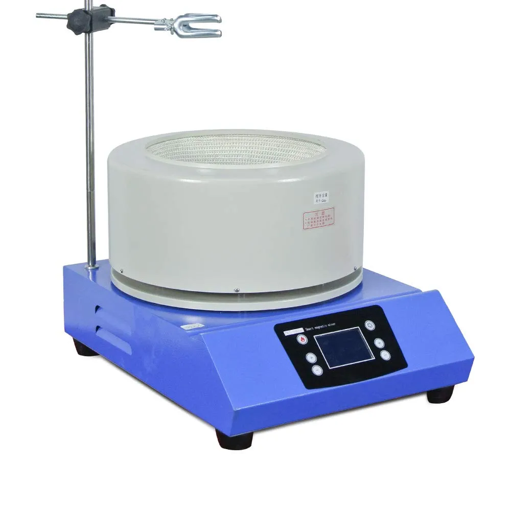 ZZKD Fournitures de laboratoire 2L-20L Nouveau type de dispositif de distillation à court trajet Équipement de support Agitation magnétique Manteau chauffant électrique 220V / 110V