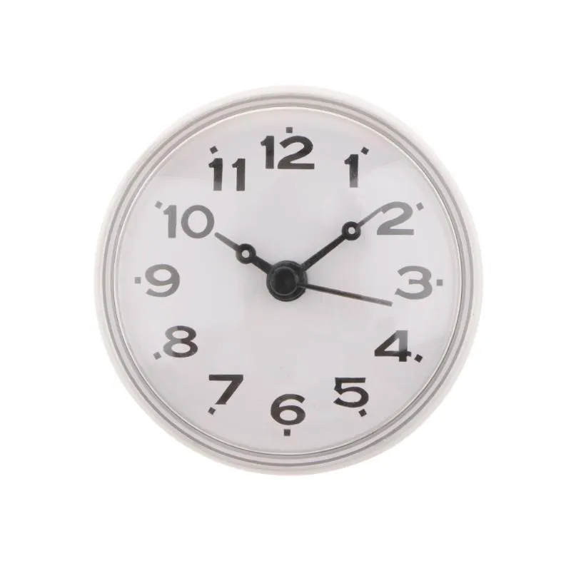 Wall Clocks Waterproof Clock Bathroom Time With Suction Cup