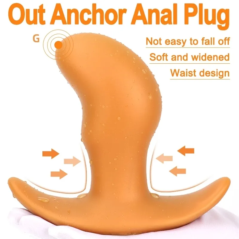 Super doux nouveau Anal sexy jouets portable godemichet Anal ButtPlugs Massage de la Prostate pour hommes femme Anus perles expansion stimulateur