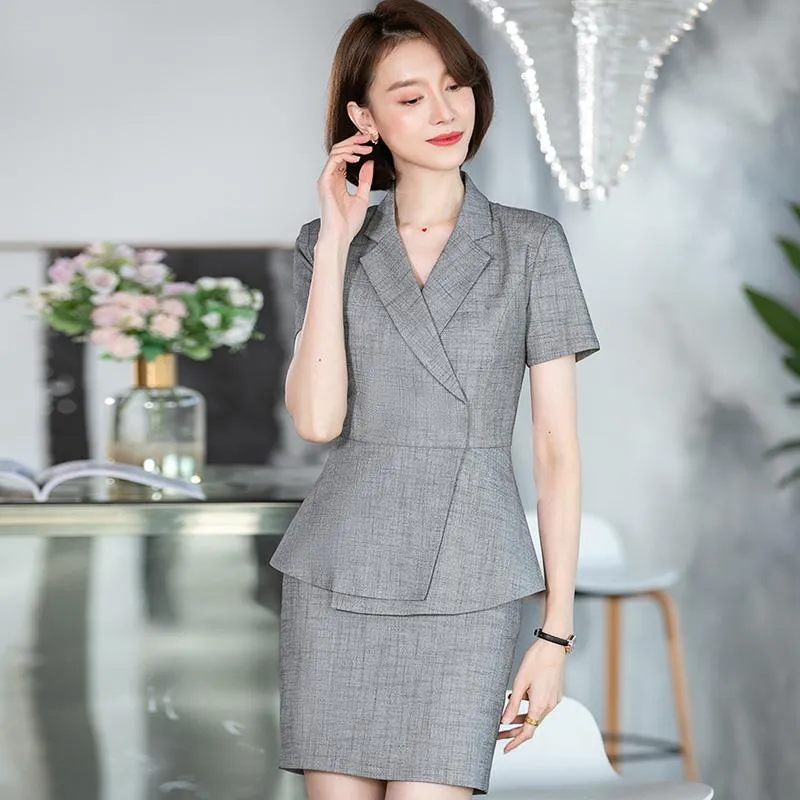 Two Piece Dress White Blazer Women Business Suits... From Join3, $51.29 |  DHgate.Com