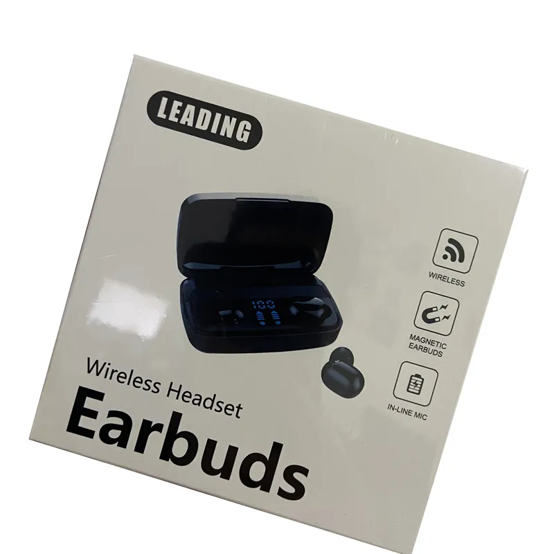 Topkwaliteit TWS Draadloze Bluetooth-koptelefoon Ruimtelijke audiokoptelefoon Draadloos oplaadetui Oordopjes Mucsic-headset voor Android Huawei Samsung