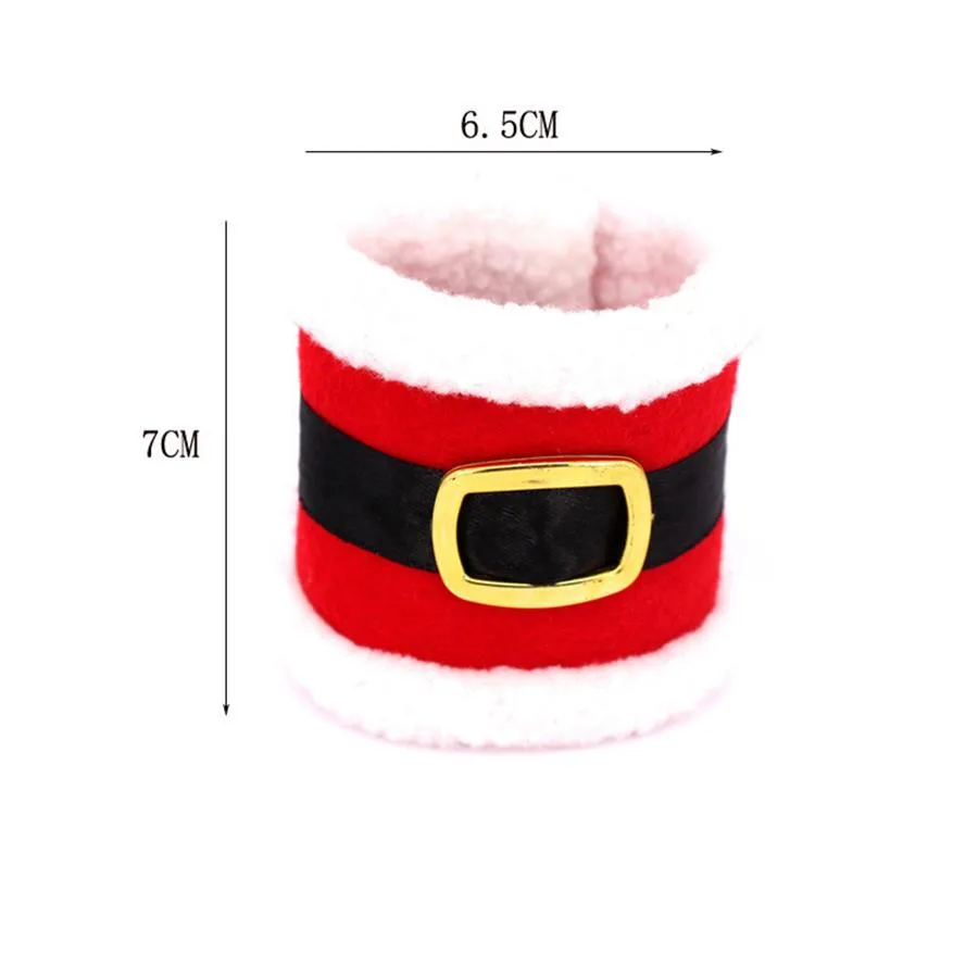 Anillos De Servilleta De Hebilla De Santa Belt Para La Cena De Banquetes De  Bodas De Navidad De 0,67 € | DHgate, image size:900x900
