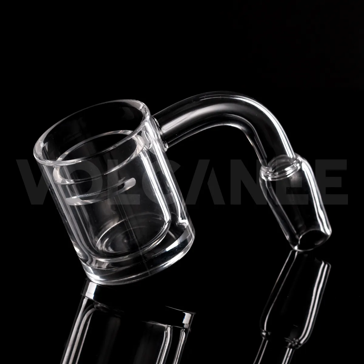 Accessori per fumatori 30mm XL Quarzo Banger Insert Phat Bottom Padella termica Chiodo senza cupola con parte superiore piatta Ciotola per secchiello da 4 mm di spessore