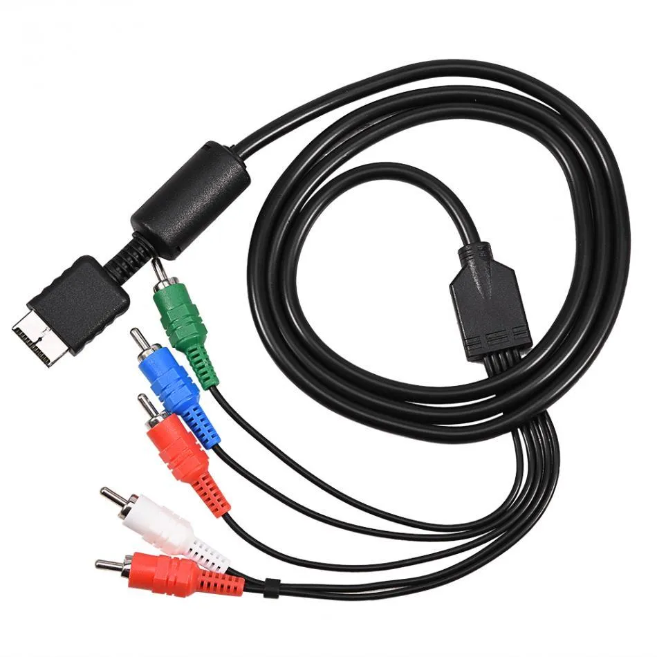 Audio Video Cord Componente RCA AV Cabo para Sony Playstation PS2 / PS3 Nova marca de alta qualidade