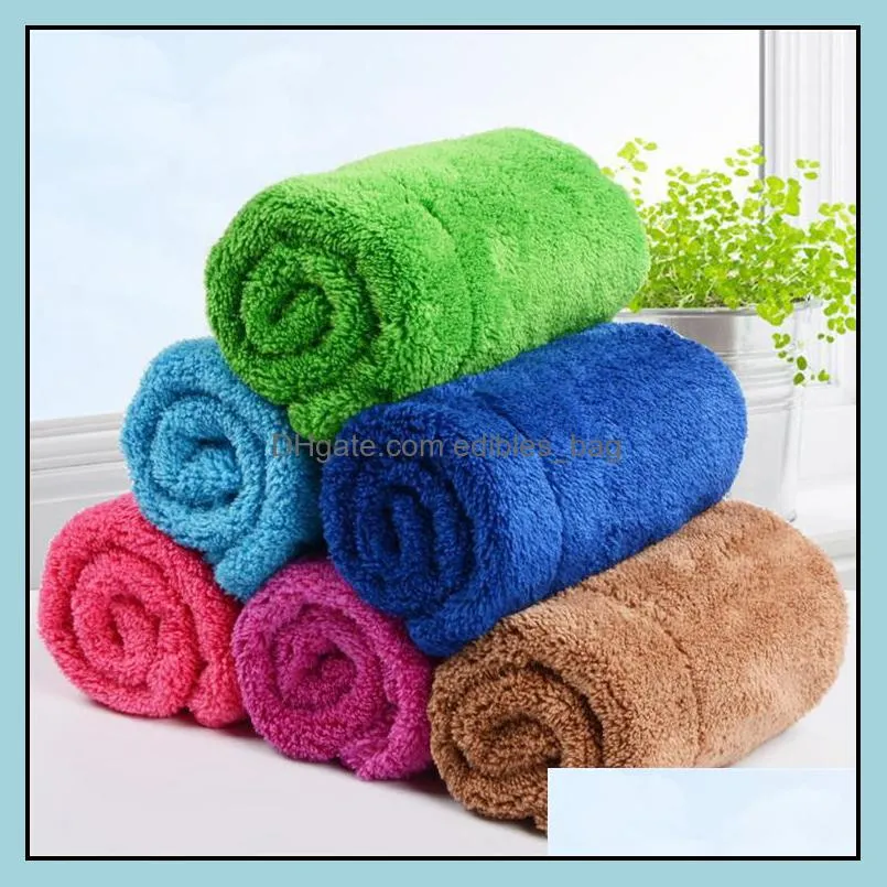 coral duster double thickened absorbent cloth soft face towel kitchen clean clothwipe floor wipe table wq293-wll