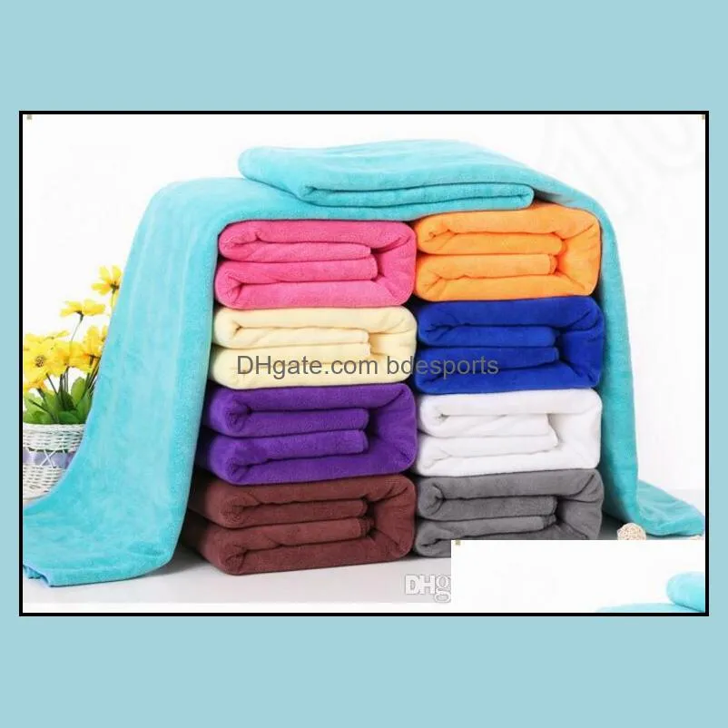 Superfine Microfiber Bath Towels Beach Drying Bath Washcloth Shower Towel Travel Big Towels For Adults Shower Tool 70x140cm KKA1406