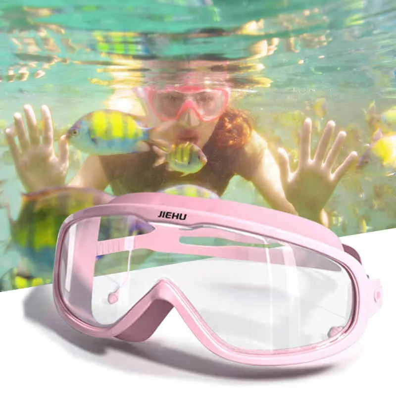  n/a Gafas de natación profesionales para hombres y mujeres,  gafas de piscina de silicona para adultos, ópticas impermeables (color : A)  : Deportes y Actividades al Aire Libre
