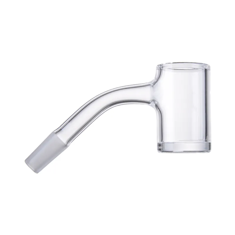 25mm Entièrement Soudé Quartz Banger Nail avec Narguilé Accessoires Fumeurs Sans Soudure Quartz Banger 2.5mm D'épaisseur Bord Biseauté Clous Domeless