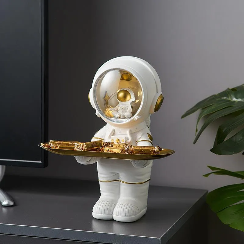 Night Lights Creative Astronaut Lamp LED Light For Home Living Room Bedroom Decoration Desk Storage Ornament Children Kids Gift