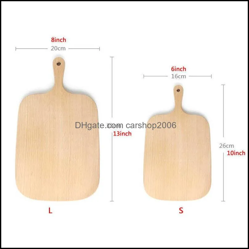 NEWKitchen Beech Cutting Board Home Chopping Block Cake Plate Serving Trays Wooden Bread Dish Fruit Plate Sushi Tray Baking Tool