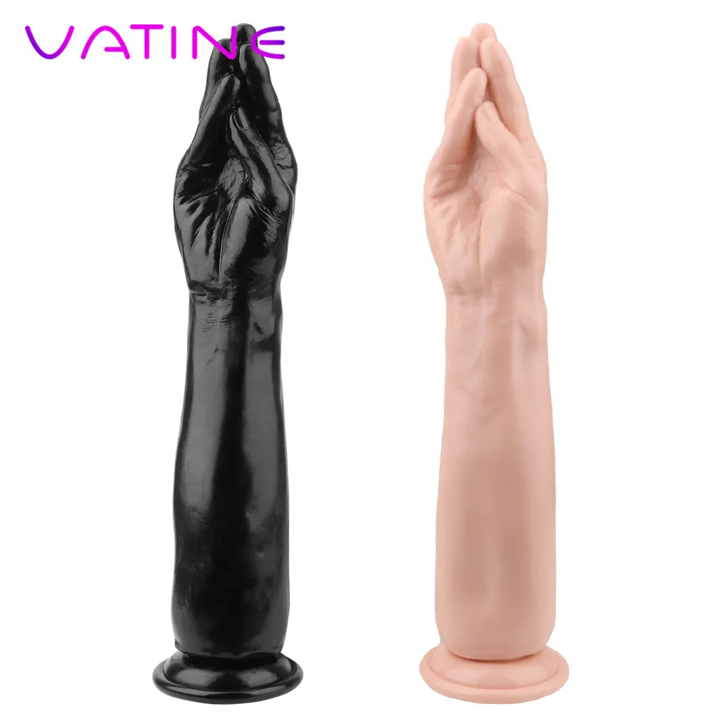 VATINE Super gros godes en Silicone pour Plug Anal forme de main artificielle avec ventouse bout à bout jouets sexy femmes hommes Gay