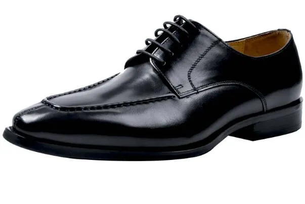 Nouveau artisanale pointu des hommes de haute qualité Chaussures de travail en cuir véritable robe formelle en cuir chaussures pour hommes