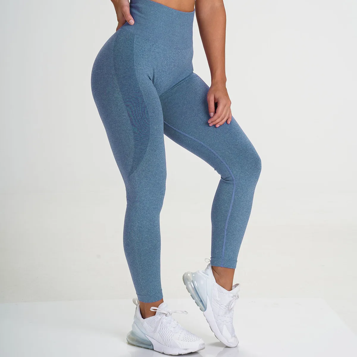 Modische Damen-Sporthose, hoher Bund, Taillen-Bauch-Shapewear-Leggings für Yoga, Laufen, Fitness, Arbeiten, Sauna, Schweißhose, Körperbeinformung