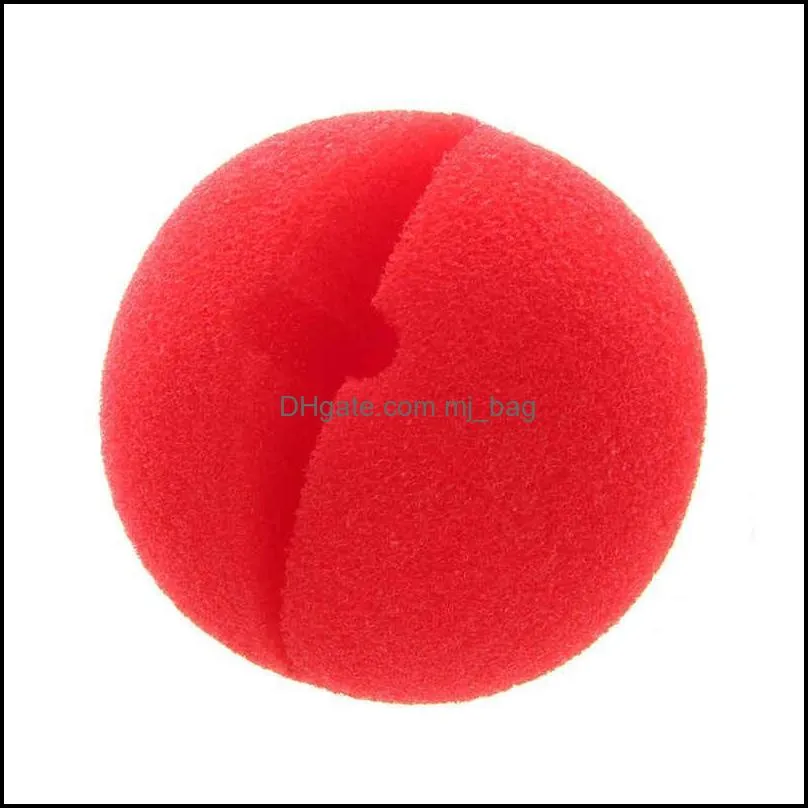 halloween red clown nose sponge circus novelty foam for party cosplay costumes masquerade decorations christmas gift wq538