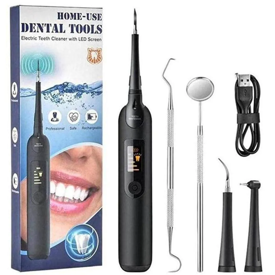 EPACK Household Dental Calculus Remover Electric Tartar Remover Tartar USB Rechargeable Tooth Cleaner Portable292S