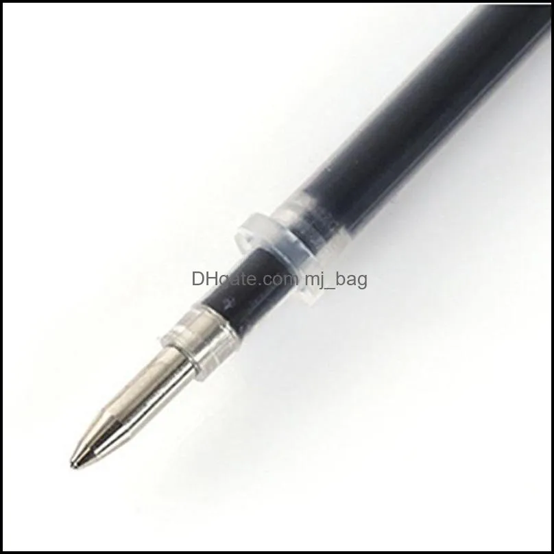 european standard gel pen 0.5m bullet point/needle type red black blue water-based pen learning stationery oil-based carbon pen