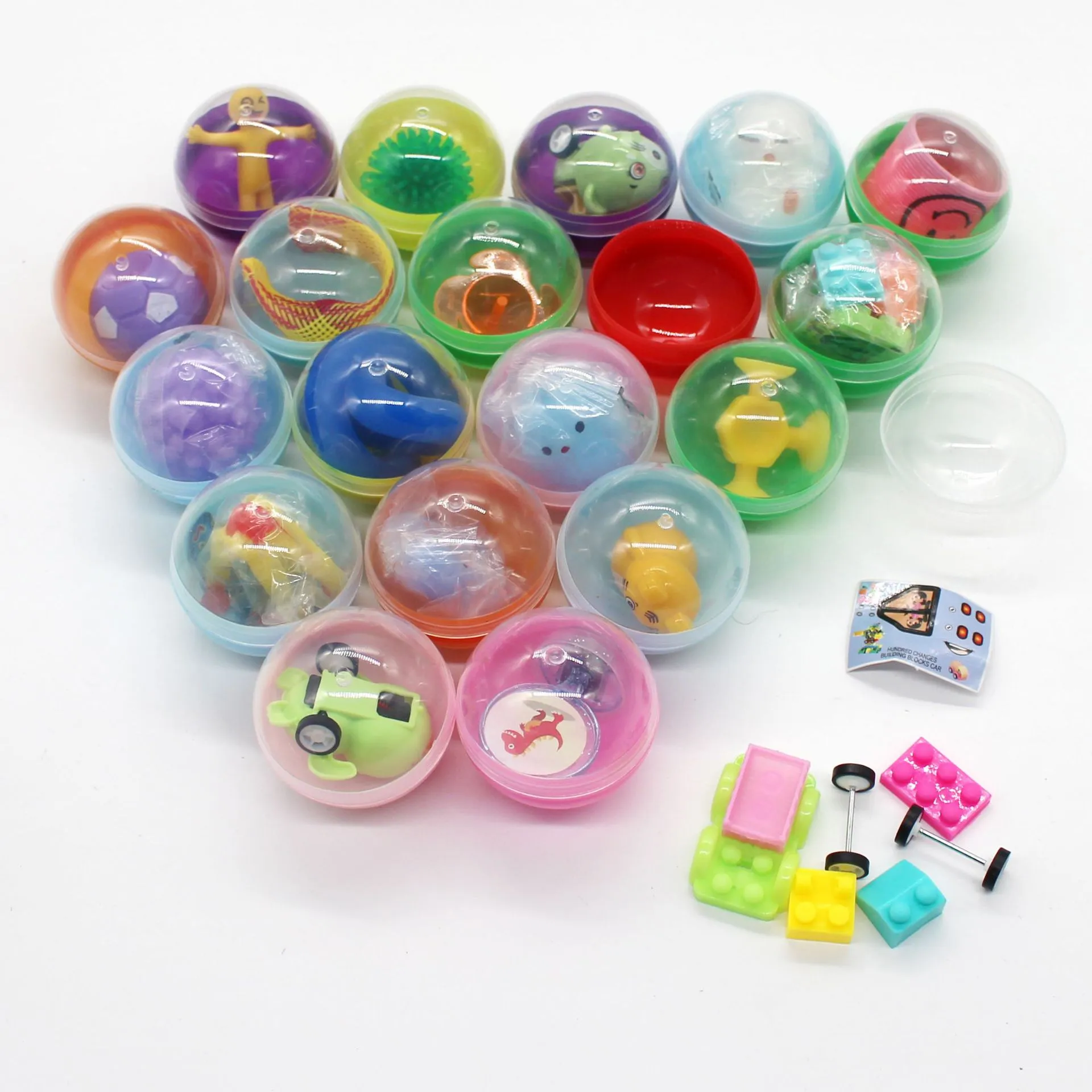 Fidget Toys Sensory Christmas Halloween 50mm Gashapon Blind Box Push Bubble Anti Stress Barn Vuxna Dekompression Toy Surprise Wholesale