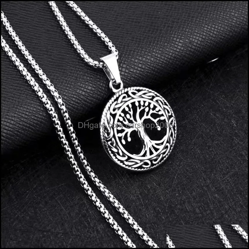 Tree of Life Cremation Urn Necklace Keepsake Ashes Hair Memorial Locket Circle Crystal Pendant Jewelry