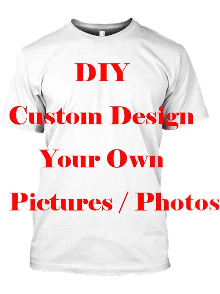Мужские футболки DIY Custom Design Ваш собственный стиль 3D полиэфирский унисекс хип-хоп футболка заводская футболка с прямой волосы эксклюзивная дизайнерская ретушка
