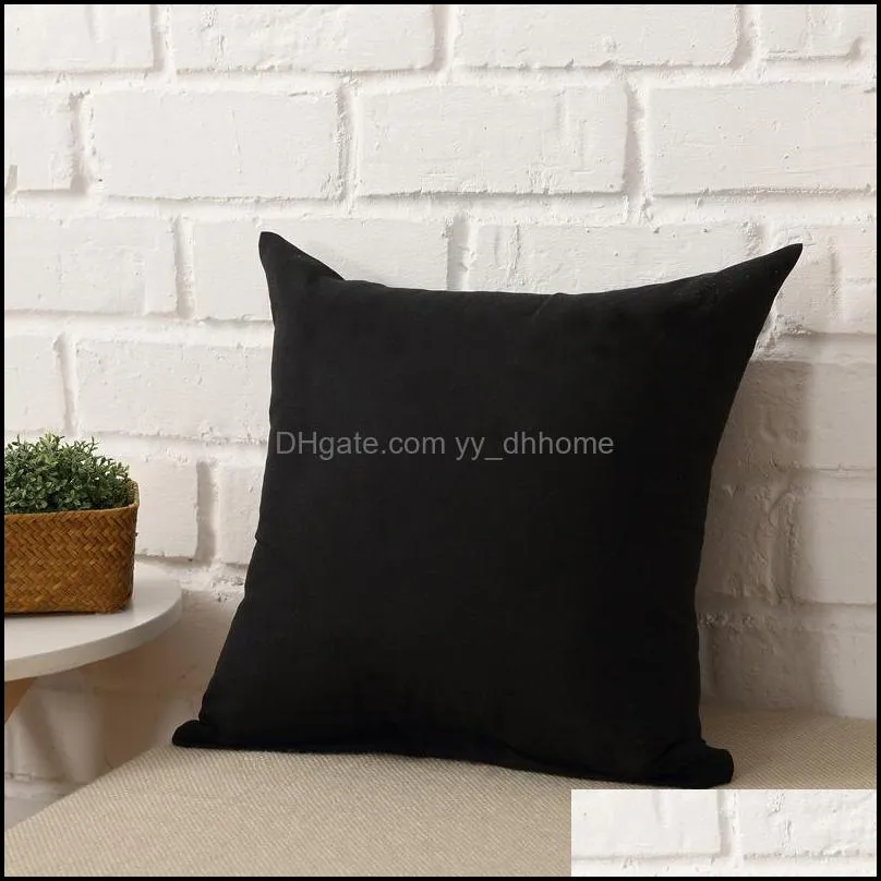 solid pillow cover spandex pillowcase home sofa throw covers xmas squarecandy color car pillowcases cushion dsl-yw167