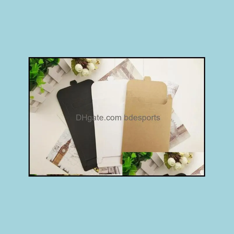 Greeting Card Packing Cardboard Box Envelope Type Postcards Gift Boxes 15.5*10.8*1.5cm