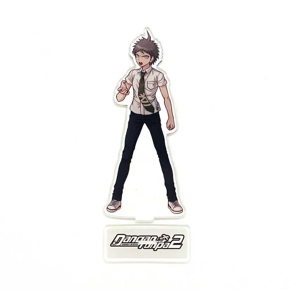 Danganronpa 2 Huiya01 Hinata Hajime Komaeeda Nagito HM Acrylic Stand Figur Model Taber Tort Cake Topper Anime Japońskie Q0622