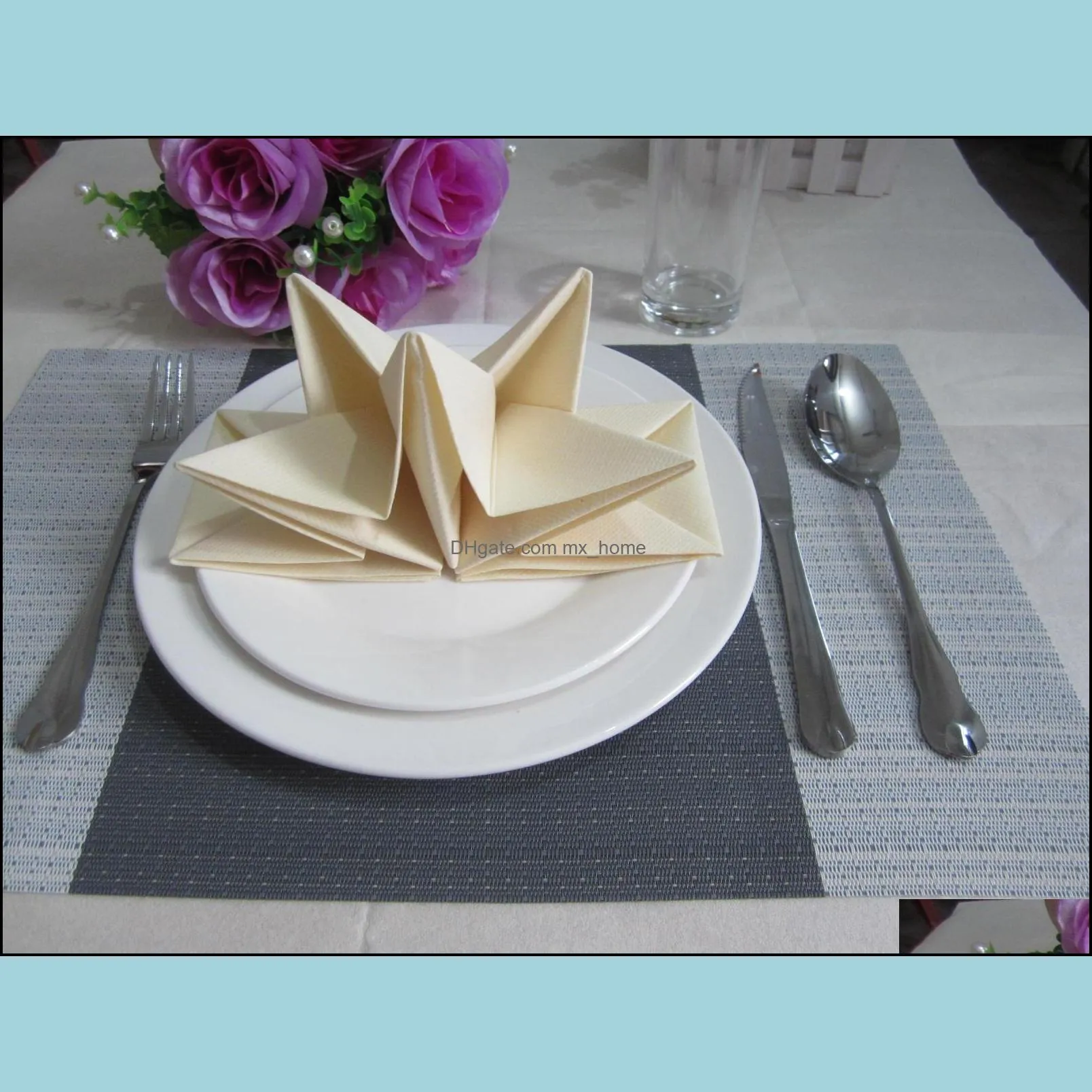 Folded color Paper Napkins