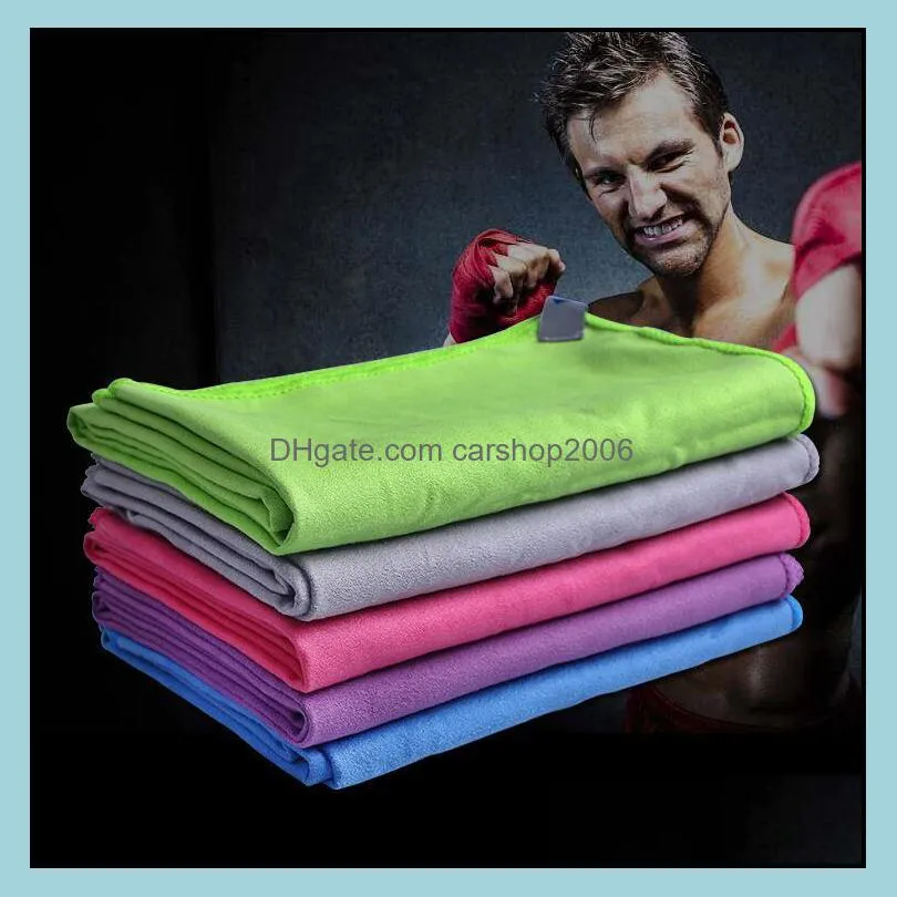 sports towel with bag 350 x 700mm portable microfiber bluefield quick dry towel washcloth outdoor spor swimming travel gym towel