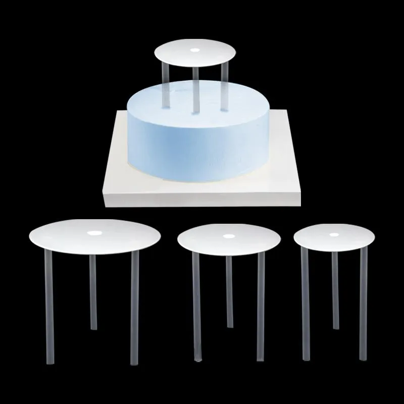 Inne Bakeware Praktyczne stojak na wielowarstwowe szelf okrągłe stojaki na deser narzędzia do pieczenia Wsparcie ramy Silania Wspornik Bakery Piekarnia