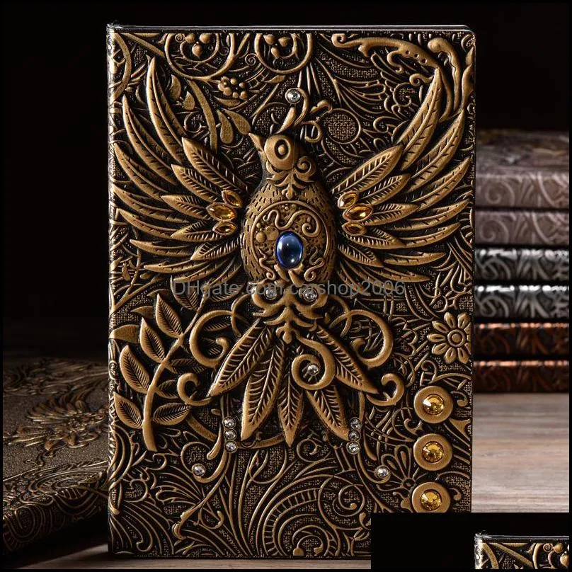 A5 European Retro Notebook Phoenix Notepad Travel Diary Notebook novelty gift