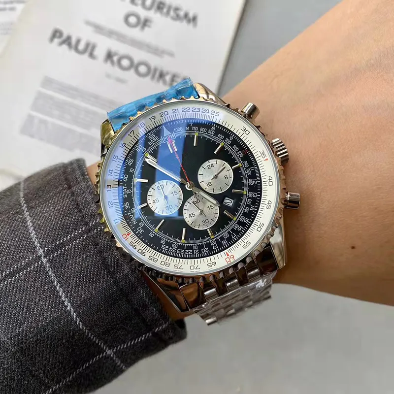 Mens Watches Quartz Movement Watch Wristwatches Sapphire 42mm Stainless Steel Strap Waterproof Multiple Colour Wristwatch