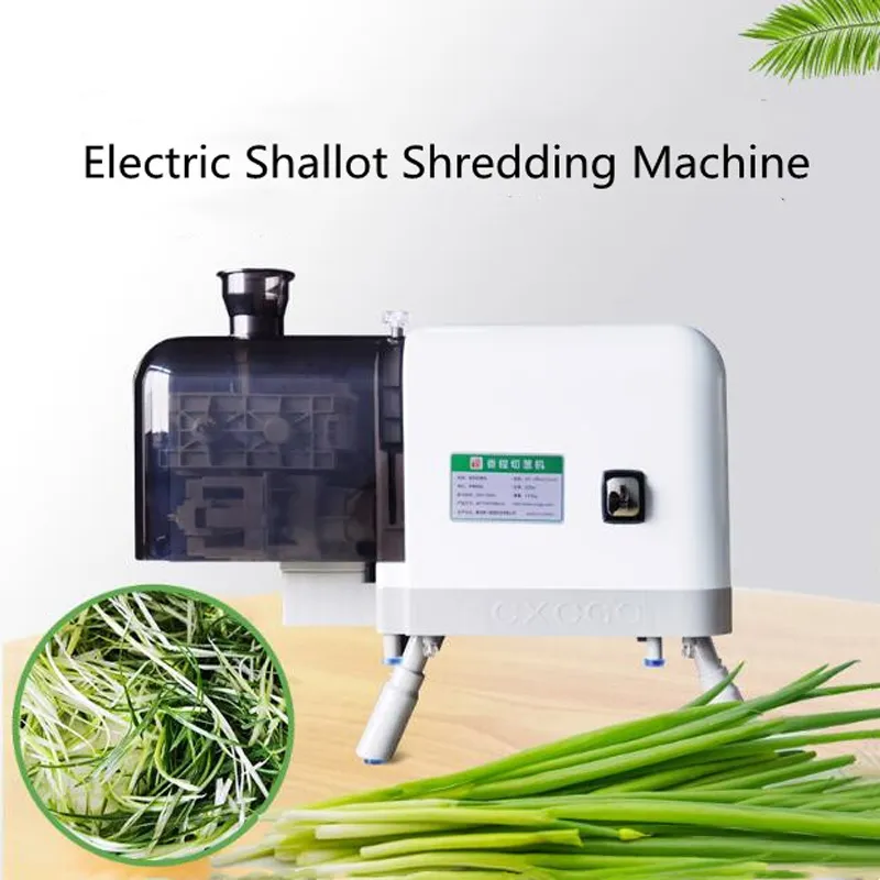 Machine automatique de déchiquetage de légumes, lame en acier inoxydable, broyeur d'oignons verts commerciaux