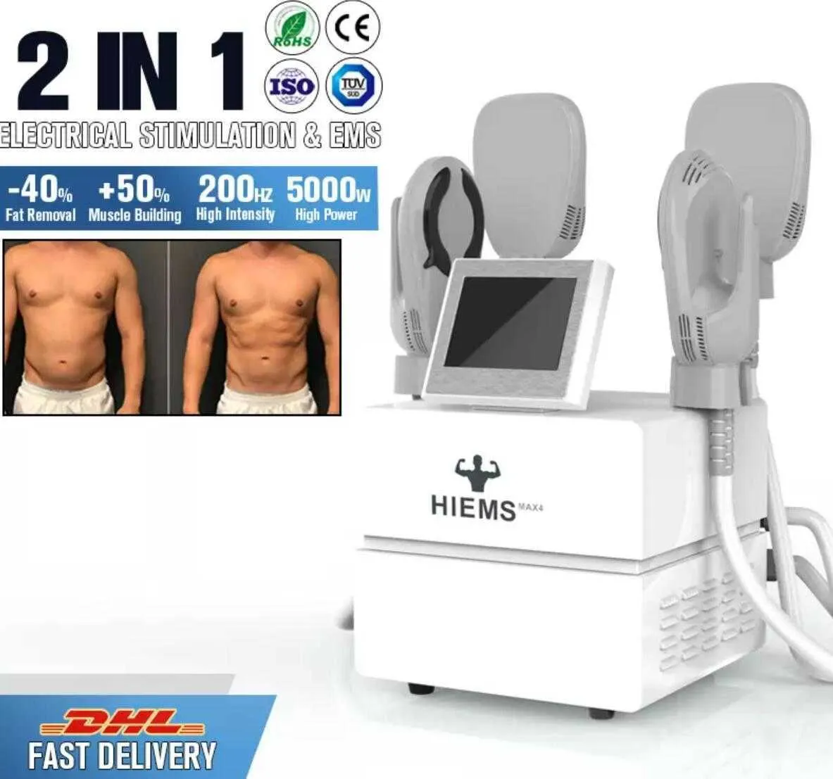 Machine EM amincissante plus forte, EMS NEO, Stimulation musculaire électromagnétique, équipement de beauté pour brûler les graisses