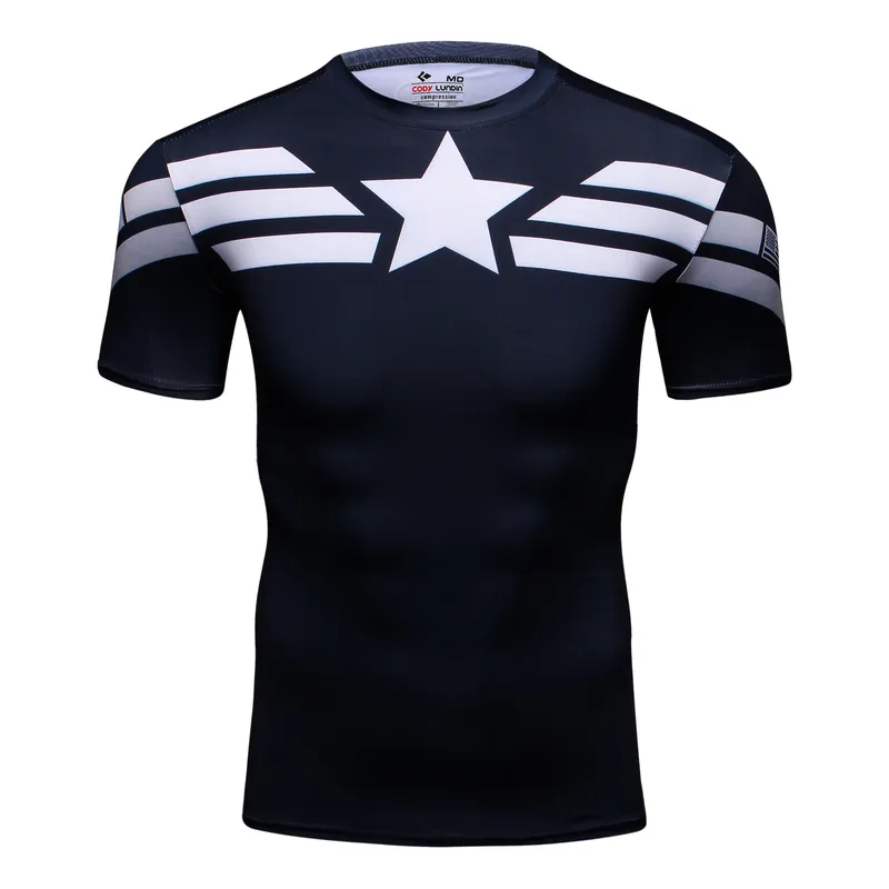 Cody Lundin Zomer Sportkleding Custom Sublimatie Cool Style Rash Guard Korte Mouw BJJ t-shirt 220609