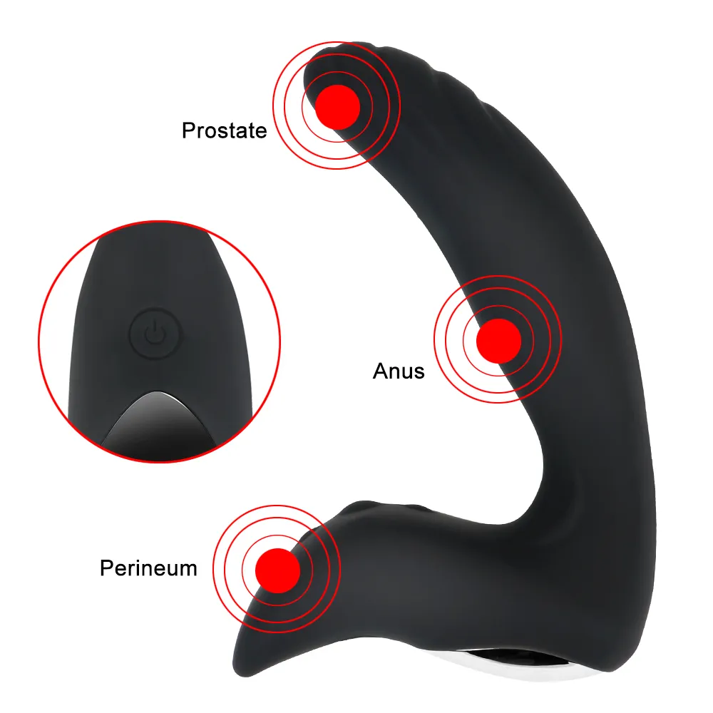 Silicone Anal Plug Butt Prostate Massager sexy Toys for Men 10 Speed Powerful Motors Vibrator Adult Products