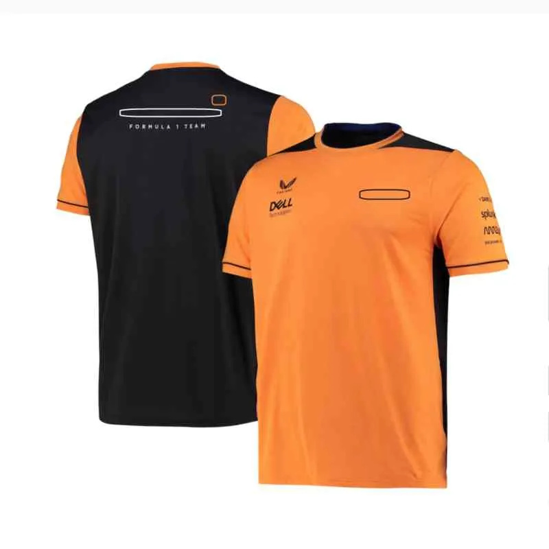 McLaren 2022 Team Polo 2022 2023 F1 Свитер рубашка с длинным рукавом вентиляторы Tops Tees Amg Petronas White Black T- 23fi