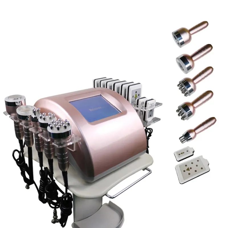 Profesyonel Güzellik İnce Ekipman 40K kavitasyon RF Ultrason Terapisi Lipo Zayıflama Makinesi