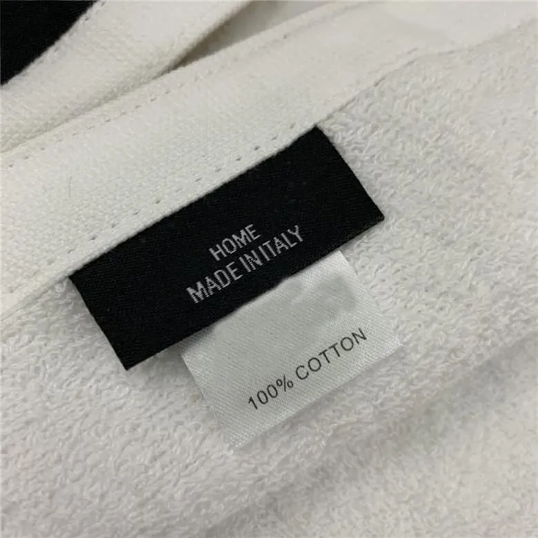 Brand Baroque Towel Set Designer Signage Printed Towels Cotton Jacquard Bath Towel Set Bath Towel High Quality Towels 