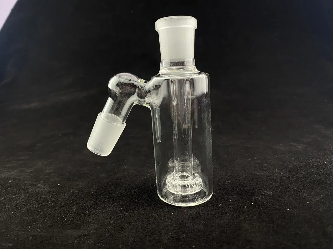 Verre narguilé 45 degrés cendrier pipe à eau bongs 18mm joint forage plate-forme fumer accessoires prix concessions