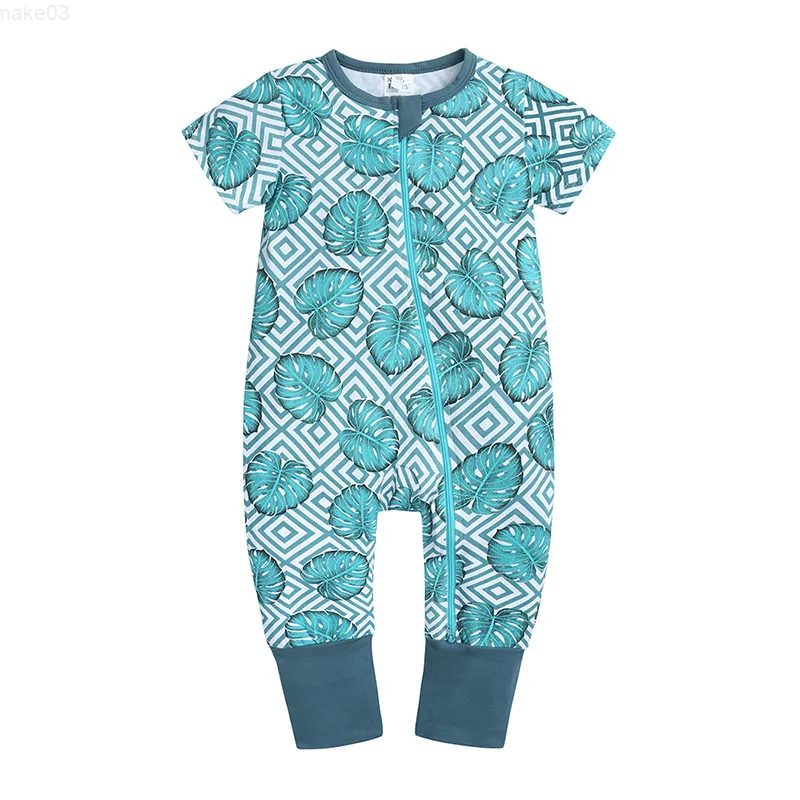 Sommer Baby Girl Boy Kleidung für Neugeborene Baby Strampler Jumpsuit Baumwolle Kurzarm Pyjama BodySuit Neugeborene Mädchen Junge Kleidung J220816